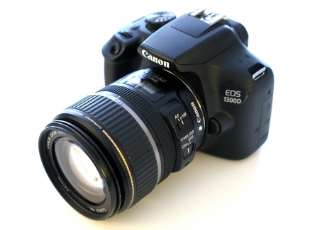 Canon EOS-1300D SLR Camera (W) (18-55)